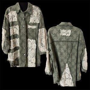 POL Oversized Twill  Shacket